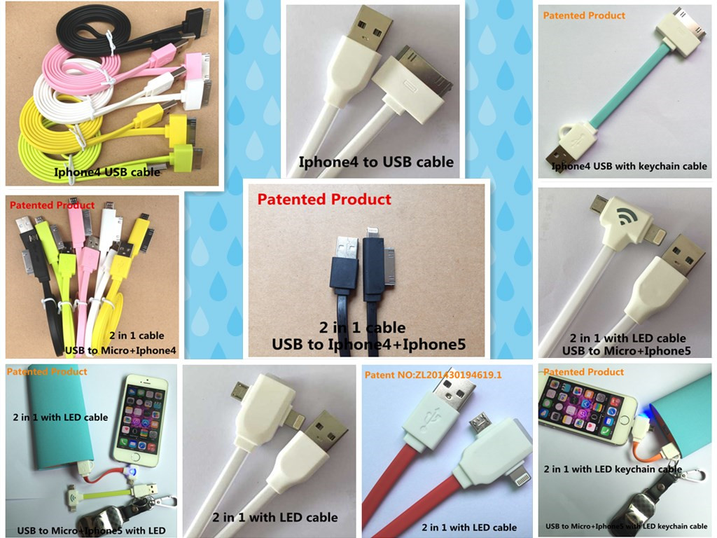 Multi 3in 1 Universal Multi-Function mobile Cable Charger line