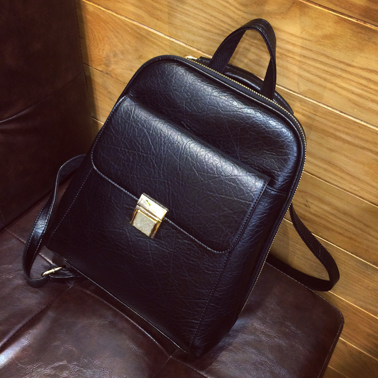 Fashionable Elephant pattern leather backpack