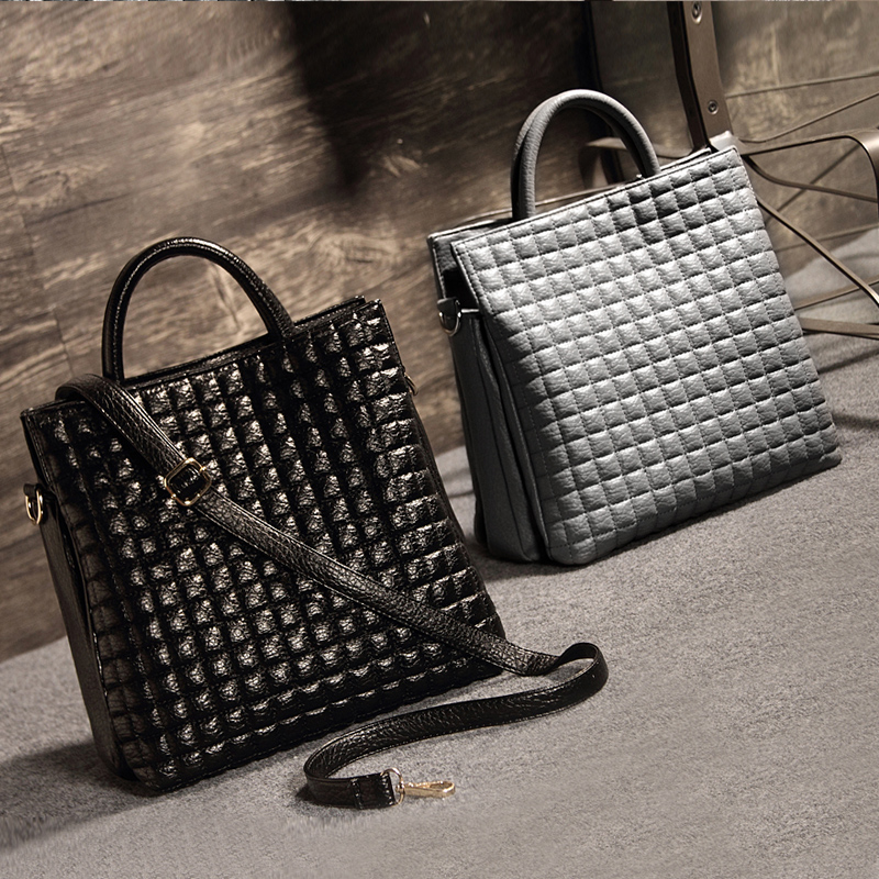 Hot diamond PU leather shoulder and leisure hand bag